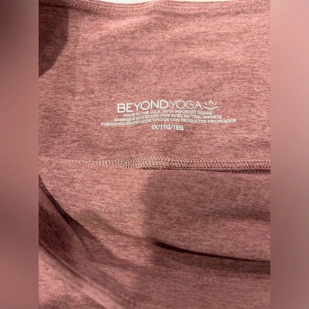 Beyond Yoga Women's 1X Spacedye Caught In The Midi High Waisted Legging NWT Plus